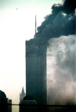 01North Tower on Fire
